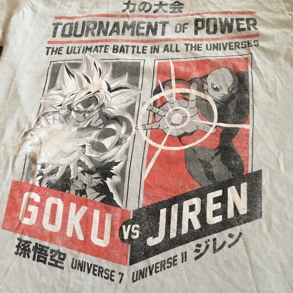 Hot Topic Other - Dragon Ball Goku v Jiren Men’s Small T